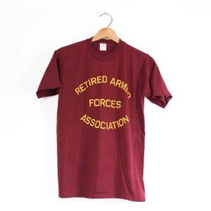 Vintage United States Retired Armed Forces Association T Shirt Medium